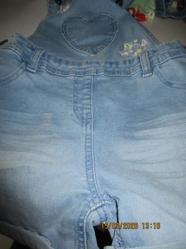 Jeans latzhose kurz 122 - jeans,