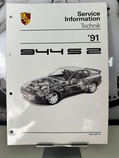 Porsche 944 S 2 Service Information Technik 1991 WKD 496 710 