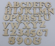 Buchstaben und Zahlen einzeln