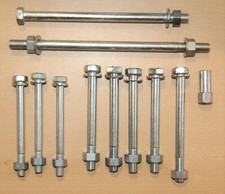 W27752 Schrauben Motorbefestigung Engine Mounting Bolt set swingarm BSA A7 A10