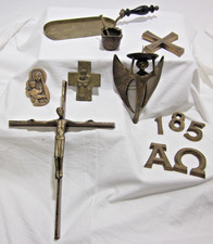 Messing / Bronze - Konvolut, Religiöse Reliquien, Sakrale Kunst