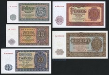 DDR Banknoten-Satz 1955___5