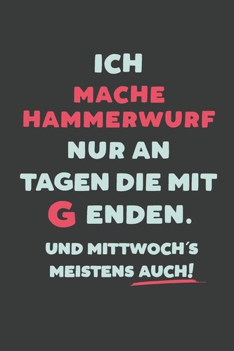 Hammerwurf notizbuch liniert - notizbuch,