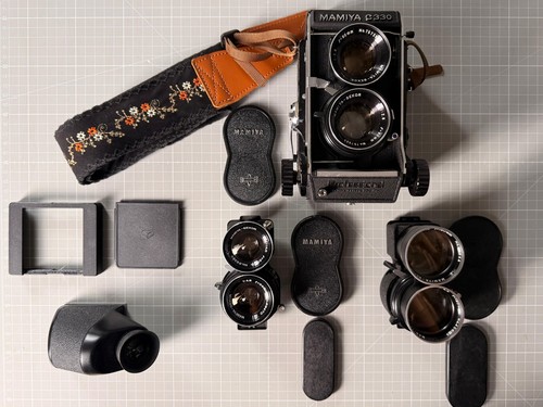 Mamiya c330 kamera - kamera, 80mm