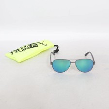 Puma, Sonnenbrille, Oval, Schwarz/Blau, Unisex (Erwachsene) #9gg