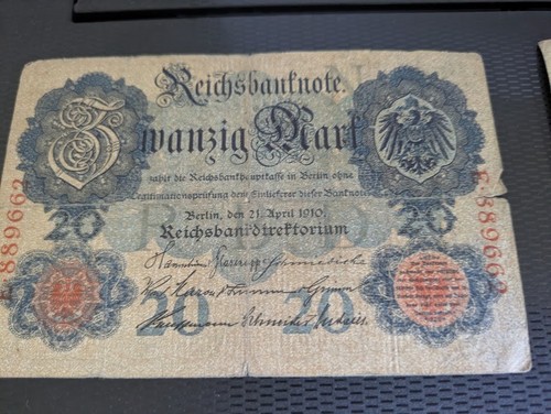 Reichsbanknote 20 mark - reichsbanknote,