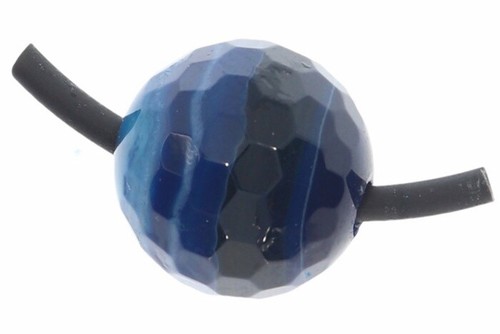 Achat blau gebändert kugel - achat,