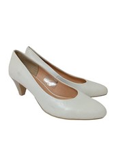 Hochfront-Pumps Damen Pumps Gr. DE 39 weiß Business-Look