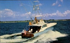 Ak Motorboot Miss Bavarian mit Angelausrüstung für den Tunfischfang - 4189079