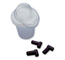 LASER 2906 Brake Bleed Catch Bottle Kit Nylon mit 3 Adaptern für Bremsflüssigkeit