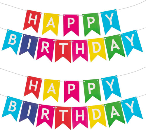 Happy birthday girlande - happy,
