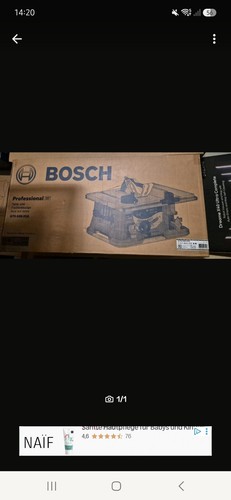 Bosch tischkreissäge gts 254 - bosch,