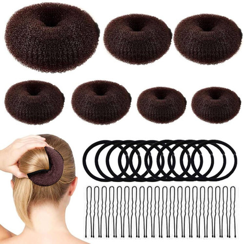 Donut hair bun maker - donut, 7