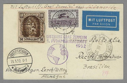 Zeppelin saargebiet - saargebiet, 1