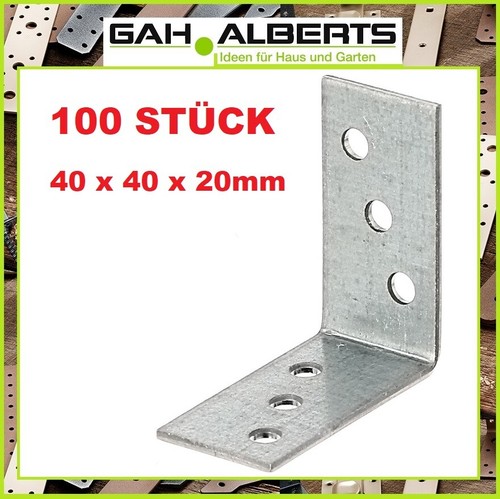 100 stück gah - gah, winkelverbinder