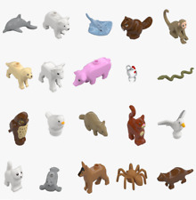 Lego® Tiere / Zoo: Ziege - Hund - Katze - Schwein und vieles mehr