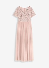Neu Maxikleid Gr. 48 Rosa