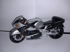 Modell Motorrad Suzuki, Hayabusa, GSX1300R Silber Schwarz