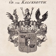 Kalckreuth wappen coat - wappen, of