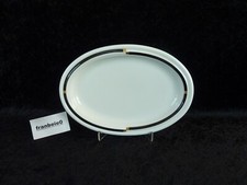 Rosenthal " CUPOLA  NERA " Platte Oval / 24,5 cm