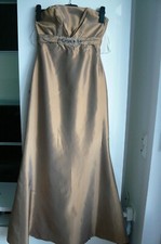 Jim Hjelm Occasions Ballkleid  Trauzeugin Abiball  Verlobungskleid Gr.36/38 Gold