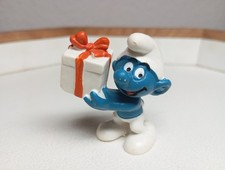 Bully Schlumpf mit Geschenk Box weiß - 20086 2.0086 Peyo Schlümpfe gift Hongkong
