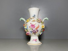 Meissen Vase Plastische Blumen