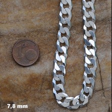 Panzerkette Silberkette Collier 925 Sterlingsilber 1,2 - 9,8mm 36 bis 80cm
