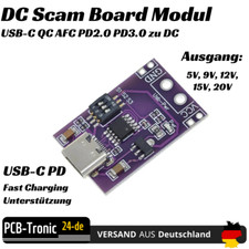 USB Typ-C QC AFC PD2.0 PD3.0 zu DC Scam Fast Charge Trigger Power Board Modul DE