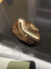 Pyrit Katzengold Trommelstein 58g Heilstein 3x4x2cm