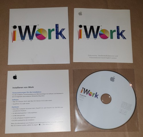 Apple iwork install dvd - iwork,