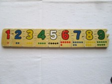 Zahlen-Puzzle 1 bis 0