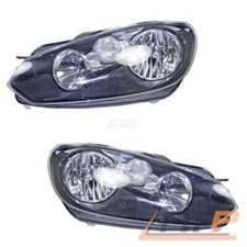 2x SCHEINWERFER SET H7/H15 HALOGEN VORNE LINKS+RECHTS FÜR VW GOLF 6 5K + CABRIO