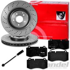 brembo gelochte BREMSSCHEIBEN 335mm + BELÄGE VORNE für MERCEDES S-KLASSE W221