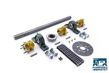 Fahrende Bierkiste Hinterachse 600 mm Stahl 20Z SET PRO / Drift Trike
