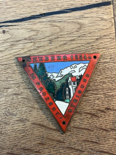 Alte plakette seeberg - alte,