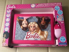 Lexibook JC598BBi5 Barbie Lerncomputer Zweisprachiger Laptop Englisch/Italieni