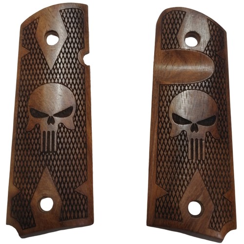 Punisher custom 1911 holzgriff - punisher,