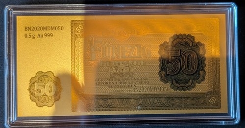 Goldnote deutsche mark - goldnote, 50