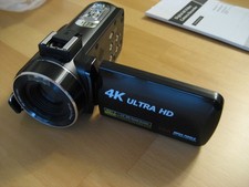 UHD DV Camcorder 4K Kamera 30MP Zoom Touchscreen Auto-Fokus / OVP - unbenutzt