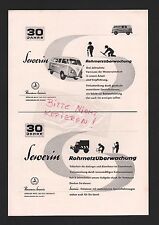 GÜTERSLOH, Werbung 1960, Hermann Sewerin Rohrnetzüberwachung