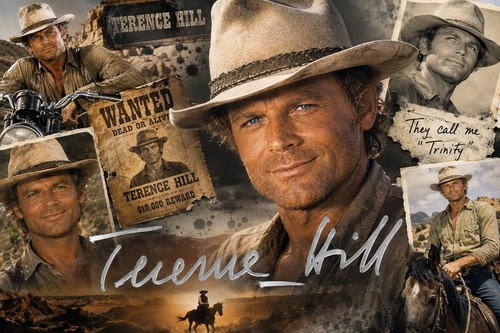 Terence hill autogramm - hill,, foto