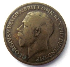 Alte englische Bronzemünze 1