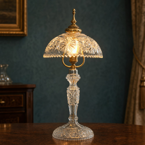 Kristall-Tischlampe