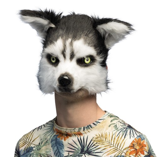 Plüsch husky hund - husky, maske