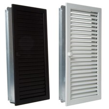 Kamingitter Luftgitter Lüftungsgitter Weiß Schwarz Kaltluft Warmluft Gitter Ofen