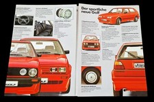 VW GOLF ZUBEHÖR Votex Sport Tuning II 2 Prospekt Brochure 1983 32