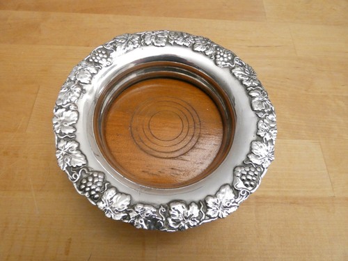 Silber flaschenuntersetzer - silber,