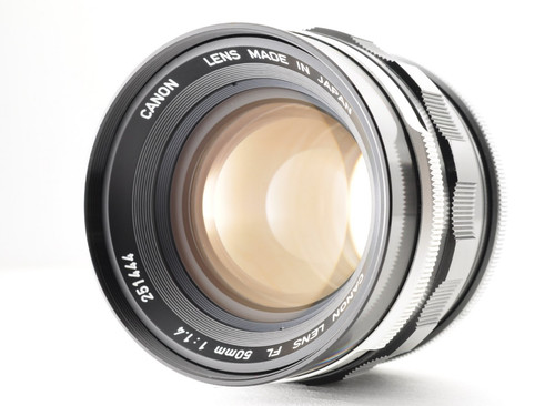 Exc canon fl 50mm f1 - exc+++++,