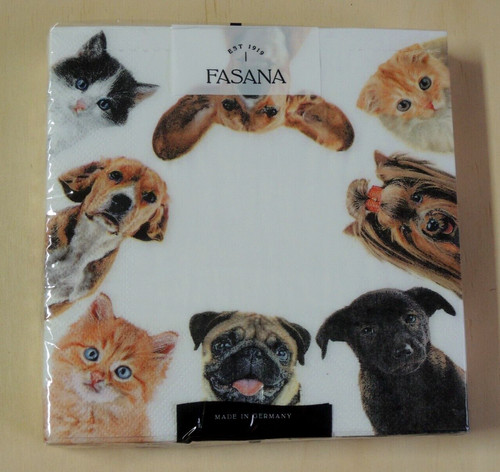 Servietten katzen hunde - servietten,